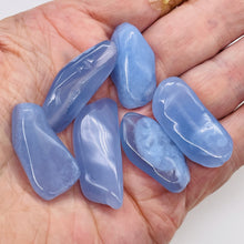 Load image into Gallery viewer, Chalcedony 47g Nugget | 41x16x7 to 32x17x8mm | Blue | 6 Pendant Bead