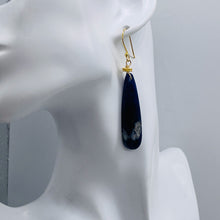 Load image into Gallery viewer, Sodalite 14K Gold Filled Teardrop | 3" Long | Blue/White | 1 Pair Earrings |