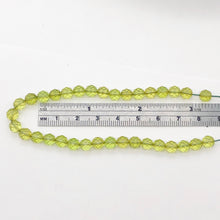 Load image into Gallery viewer, Amber Faceted Round Bead Strand | 6mm | Green | 68 Bead(s)