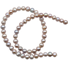 Load image into Gallery viewer, Lovely Natural Peach Freshwater Pearl 16" Strand Graduated 7.5mm to 8.5mm 110811
