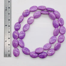 Load image into Gallery viewer, Phosphosiderite 16" Strand Oval Beads | 14x10 mm | Lavender | 30 Beads |