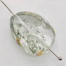 Load image into Gallery viewer, Lodalite Quartz Oval Pendant Bead | 27x20x14 mm | Clear Included | 1 Bead |