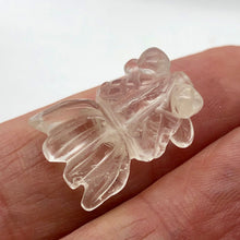 Load image into Gallery viewer, Swimmin' 2 Carved Animal Quartz Goldfish Beads | 20x14x8mm | Clear