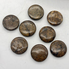 Load image into Gallery viewer, Shimmering Bronzite Coin Pendant Beads | 25x7mm | Bronze | Coin | 2 Beads | - PremiumBead Alternate Image 5