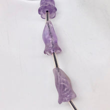 Load image into Gallery viewer, 2 Lovely Carved Amethyst Trumpet Flower Beads | 2 Beads | 16x9mm | 10825 - PremiumBead Alternate Image 4