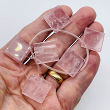 Load image into Gallery viewer, Designer Natural Rose Quartz Brio 20x28mm Bead 8"Strand 10448HS