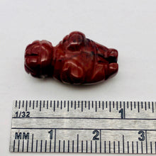 Load image into Gallery viewer, FERTILE! Carved Red JASPER Goddess of Willendorf Figurine | 20x10x9mm | Red
