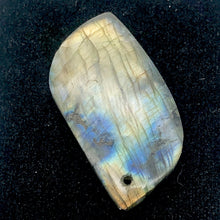 Load image into Gallery viewer, Spectrolite Free Form Pendant Bead | 43x21x8mm | Golden Blue |