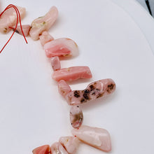 Load image into Gallery viewer, Pink Peruvian Opal 82g Varied Bead Strand | 15" | Pink | 43 Beads |