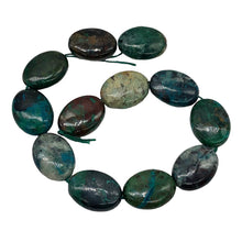 Load image into Gallery viewer, Natural Chrysocolla 16x12mm Oval Bead Strand 110423