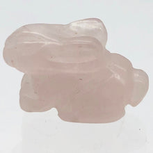 Load image into Gallery viewer, Hoppy Carved Rose Quartz Bunny Rabbit Figurine | 22x12x10m | Pink - PremiumBead Primary Image 1