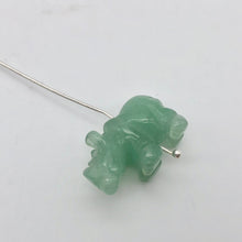 Load image into Gallery viewer, 2 Aventurine Hand Carved Rhinoceros Beads, 21x13x8mm, Green | 21x13x8mm | Green - PremiumBead Alternate Image 3