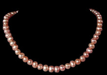 Load image into Gallery viewer, Stunning 'Peach Flambe' AAA Fresh Water Pearl Strand 101534