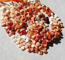 Load image into Gallery viewer, Wow Five Mexican Fire Opal Flat Briolette Beads 5781 - PremiumBead Primary Image 1