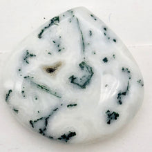 Load image into Gallery viewer, Solar Quartz Teardrop Stone | 33x33x8mm | White Green | 1 Bead(s)