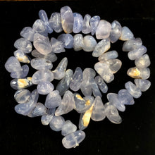 Load image into Gallery viewer, Oregon Holly Blue Chalcedony Agate 90 Grams Nugget|15X11X4 16x9x9 |Blue|57 Bead|