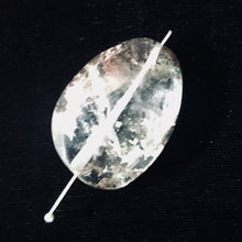 Load image into Gallery viewer, Lodalite Quartz Oval Pendant Figurine Bead | Clear Included|1 Bead| 32x23x14 mm|
