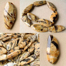 Load image into Gallery viewer, Wild Big Cat Feldspar Designer Oval Bead Strand 107407 - PremiumBead Primary Image 1
