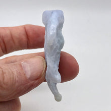 Load image into Gallery viewer, 103cts Blue Chalcedony Natural & Untreated Designer Pendant Bead 10506V - PremiumBead Alternate Image 4