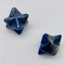 Load image into Gallery viewer, Kabbalah 2 Carved Sodalite Merkabah Star Beads 9288SD
