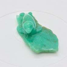 Load image into Gallery viewer, Handmade Carved Chrysoprase Gemstone Seal Figurine, 83x36x20mm, 34.2g 6429 - PremiumBead Alternate Image 4