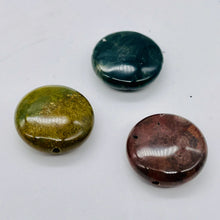 Load image into Gallery viewer, Hot 3 Plain Ocean Jasper Focal Beads 9108
