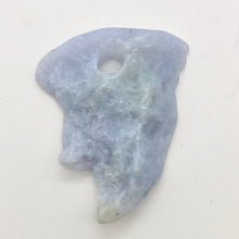 Load image into Gallery viewer, 103cts Blue Chalcedony Natural & Untreated Designer Pendant Bead 10506V