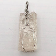 Load image into Gallery viewer, Kunzite Wire-Wrap Lightly Pink Crystal Pendant | 1 7/8" Long |