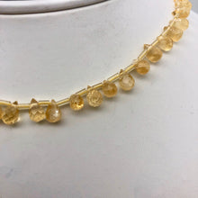 Load image into Gallery viewer, 6 Sparkling Warm Citrine Faceted Briolette Beads 004862 - PremiumBead Alternate Image 5