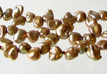 Load image into Gallery viewer, Bubble Champagne Rose Petal Keishi 12.5x7x6mm to 7x7x5mm Pearl Strand 108890 - PremiumBead Alternate Image 3