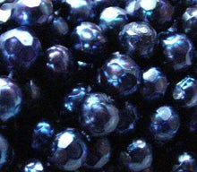 Load image into Gallery viewer, 7 Fantastic Faceted Indigo FW Pearl Beads 004506 - PremiumBead Alternate Image 2