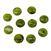 Load image into Gallery viewer, Premium Speckled Nephrite Jade 8 inch Bead Strand (20 Beads) 10261HS