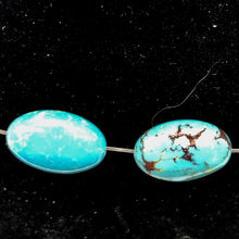 Load image into Gallery viewer, Two Sky Blue 16x12x8mm Skipping Stone Beads - PremiumBead Alternate Image 10