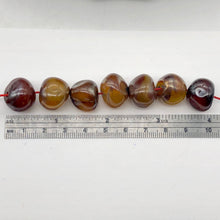 Load image into Gallery viewer, Dark Gemmy Rounded Carnelian Agate Beads | Aprox 17x15mm | Rounded | 7 Beads | - PremiumBead Alternate Image 3