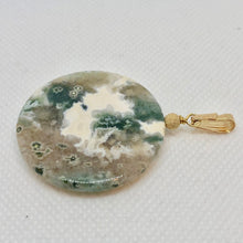 Load image into Gallery viewer, Snowy Forest! Ocean Jasper Druzy & 14Kgf Pendant 510561BG - PremiumBead Alternate Image 5