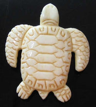 Load image into Gallery viewer, Sea Turtle Amazing Hand Carved Waterbuffalo Bone Button 009700I | 20x17x8mm | Bone - PremiumBead Alternate Image 2