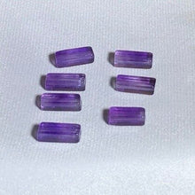 Load image into Gallery viewer, 7 AAA Gorgeous Natural 13x4mm Amethyst Rectangular Tube Beads 002887 - PremiumBead Primary Image 1