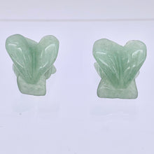 Load image into Gallery viewer, 2 Soaring Carved Aventurine Eagle Beads | 21x16x14mm | Green - PremiumBead Alternate Image 9