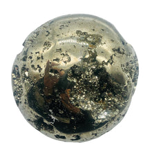 Load image into Gallery viewer, Pyrite Scry Crystal Round | Golden | Sphere | 50mm | 283g |