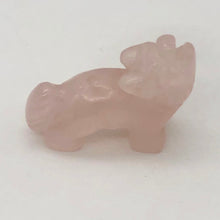 Load image into Gallery viewer, Howling 2 Carved Rose Quartz Standing Wolf/Coyote Beads | 21x17x7.5mm | Pink