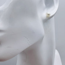 Load image into Gallery viewer, Pearl 14K Gold 7mm Stud Earrings | 1/4 inch | White | 1 Pair |