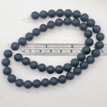 Load image into Gallery viewer, Onyx Gemstone Matte Finish Round Strand | 8mm | Black | 48 Bead(s)