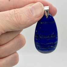 Load image into Gallery viewer, Starry Night Indigo Lapis Lazuli Sterling Silver Pendant - PremiumBead Alternate Image 3