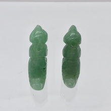 Load image into Gallery viewer, Hand Carved Aventurine Tyrannosaurus Rex Figurine | 20x15x7mm | Green - PremiumBead Alternate Image 7