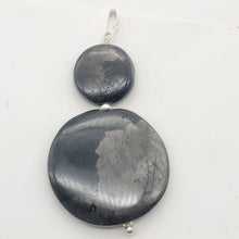 Load image into Gallery viewer, Hypersthene Sterling Silver Goddess Pendant | 2 Inch | Silver Black |