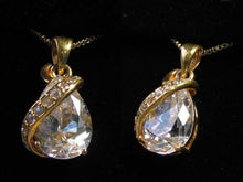 Load image into Gallery viewer, Shimmer Cubic Zircon &amp; 22K Vermeil Pendant 10534 - PremiumBead Primary Image 1
