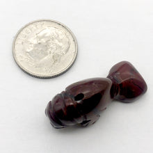 Load image into Gallery viewer, Adorable Breciated Jasper Manatee Figurine Worry-stone | 25x13x10mm | Red Brown - PremiumBead Alternate Image 5