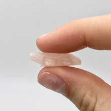Load image into Gallery viewer, 2 Carved Pretty Rose Quartz Lizard Beads | 26x14x7mm | Pink - PremiumBead Alternate Image 6