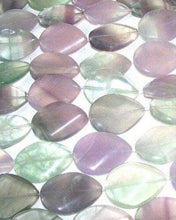 Load image into Gallery viewer, Springtime Three Pastel Fluorite Pendant Beads 008691 - PremiumBead Alternate Image 2