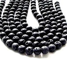 Load image into Gallery viewer, Dawn of Creation 10mm Round Lava Bead Strand 109403 - PremiumBead Alternate Image 2